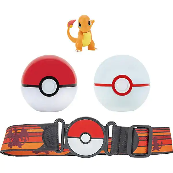 Pokémon Clip'n'Go Sada Pásku na Poké Ball, Poké Ball, Luxury Ball & Charmander fotografii produktu