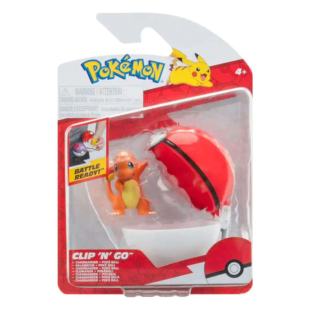 Pokémon Clip'n'Go Poké Balls Charmander #1 & Poké Ball fotografii produktu