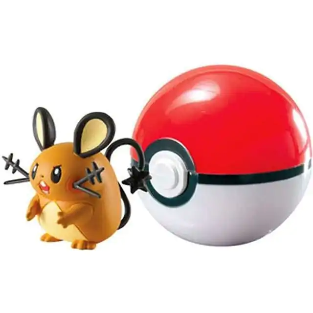 Pokémon Clip'n'Go Poké Balls Dedenne & Poké Ball (Klip a jdi) fotografii produktu