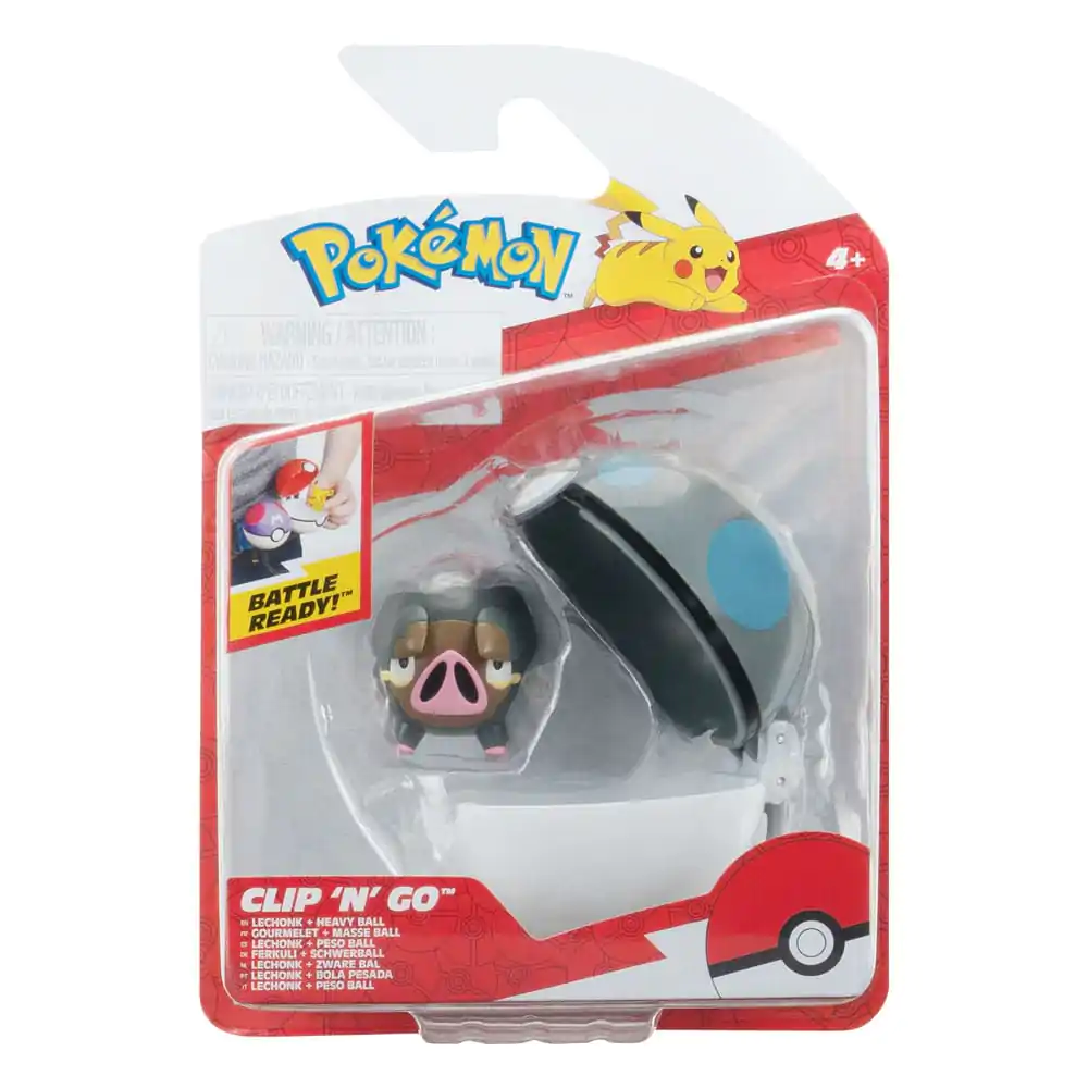 Pokémon Clip'n'Go Poké míče Lechonk & Těžký míč fotografii produktu