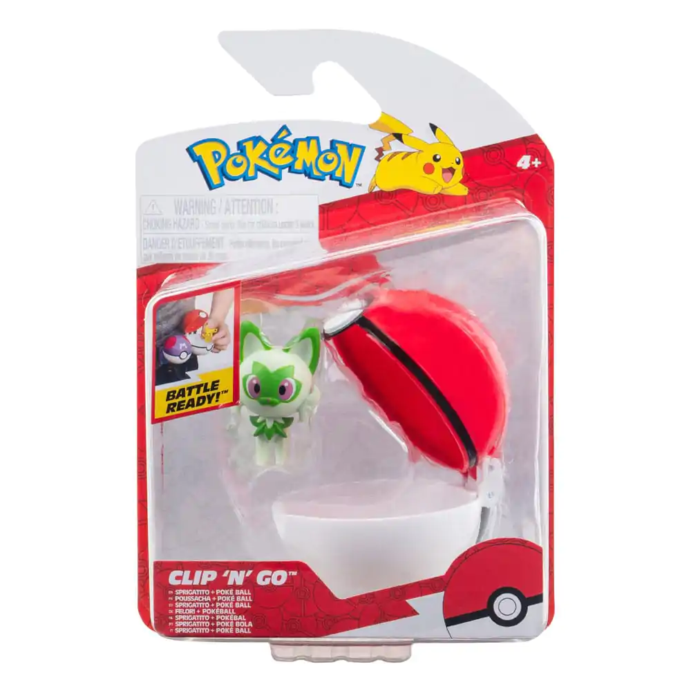 Pokémon Clip'n'Go Poké Balls Sprigatito s Poké Ball fotografii produktu