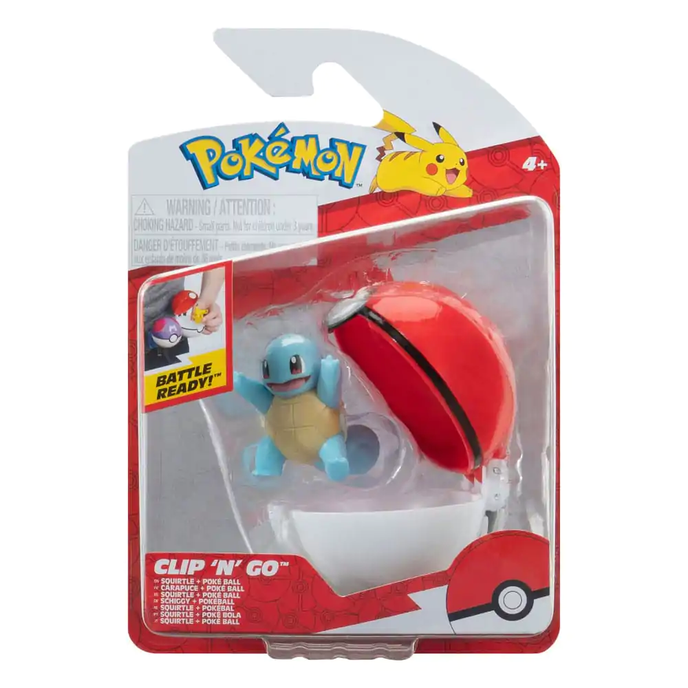 Pokémon Clip'n'Go Poké Balls Squirtle #3 & Poké Ball fotografii produktu