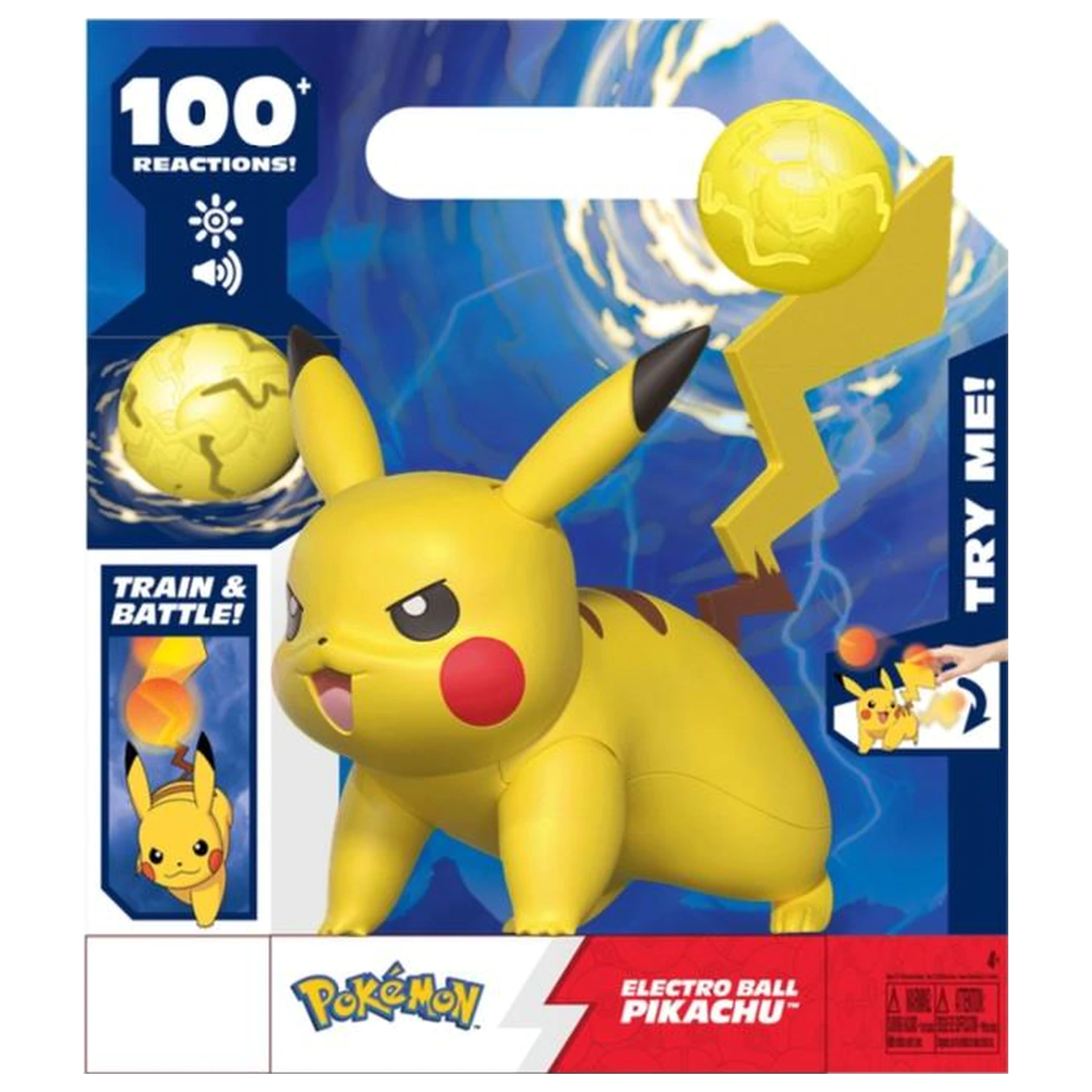 Pokémon Deluxe figurka s funkcí (Electro Ball Pikachu) fotografii produktu