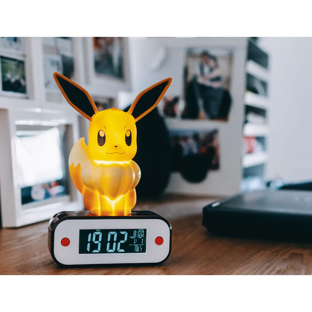 Pokémon Budík se světlem Evoli 22 cm fotografii produktu