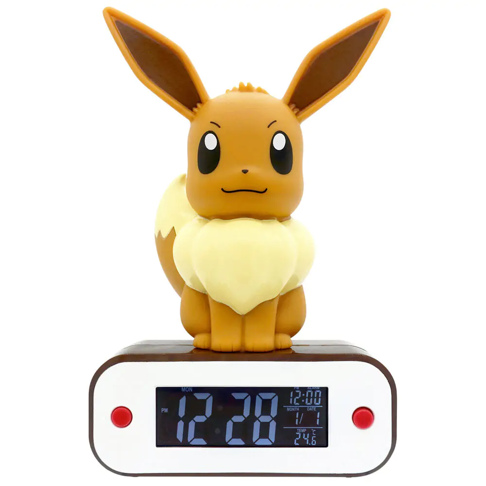 Pokémon Budík se světlem Evoli 22 cm fotografii produktu