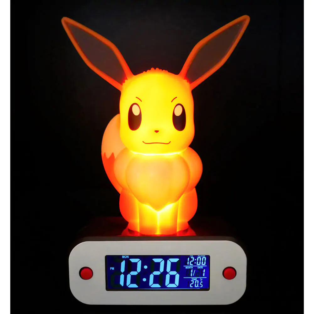 Pokémon Budík se světlem Evoli 22 cm fotografii produktu