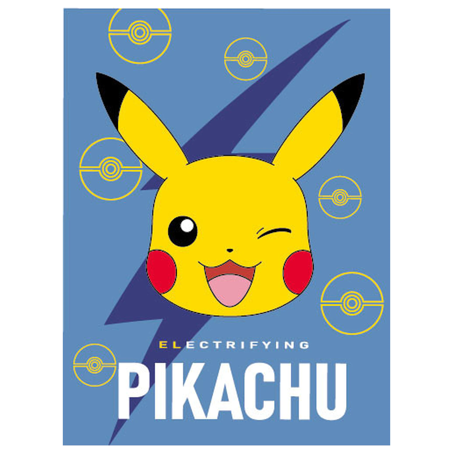 Pokémon Electrifying flísová deka fotografii produktu