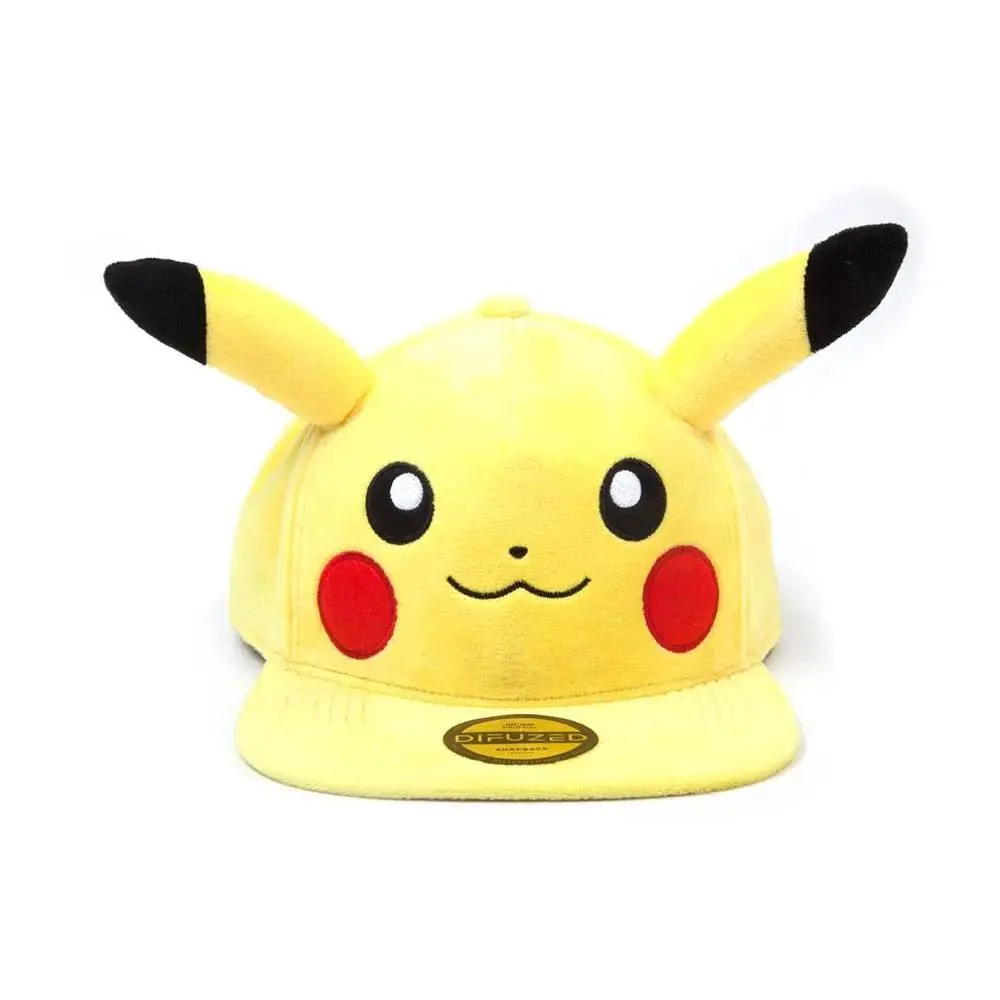 Pokémon Plyšová Snapback Kšiltovka Zahanbený Pikachu fotografii produktu