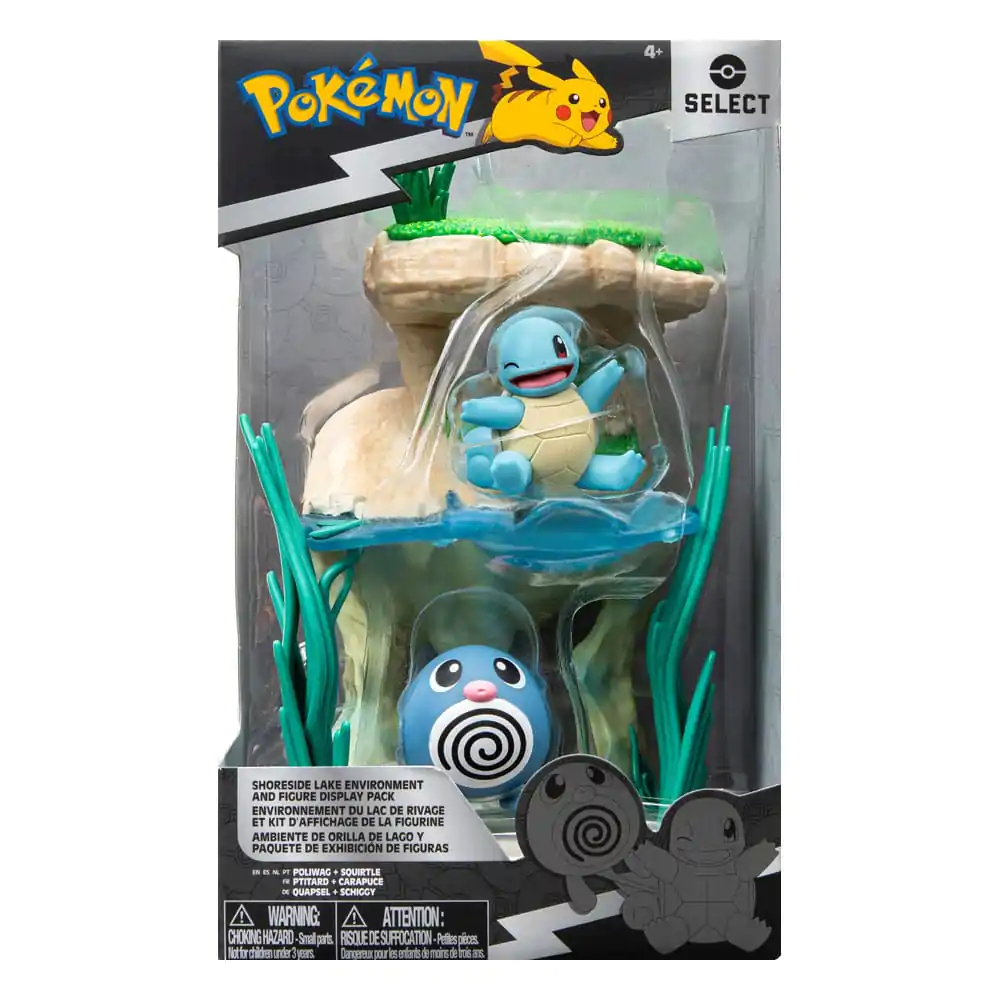 Pokémon Environment Set Shoreside Lake & Poliwag & Squirtle - Sada prostředí Jezero na břehu & Poliwag & Squirtle fotografii produktu