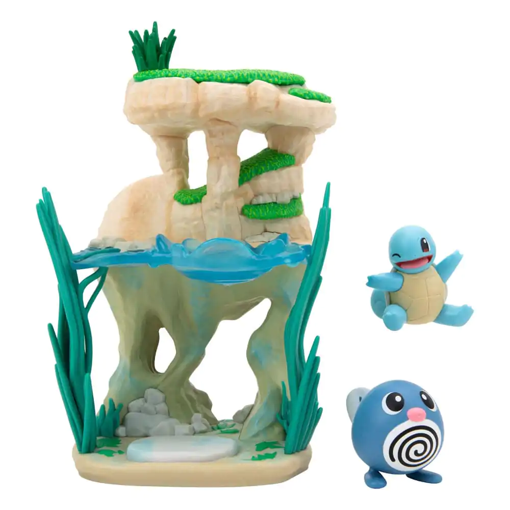 Pokémon Environment Set Shoreside Lake & Poliwag & Squirtle - Sada prostředí Jezero na břehu & Poliwag & Squirtle fotografii produktu