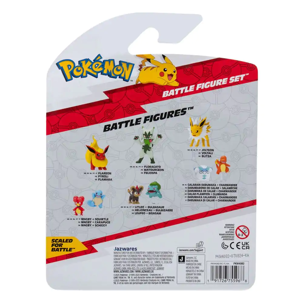 Pokémon First Partner Battle Figure Set Sada figurek 3-Pack Magby, Pikachu & Gastly fotografii produktu