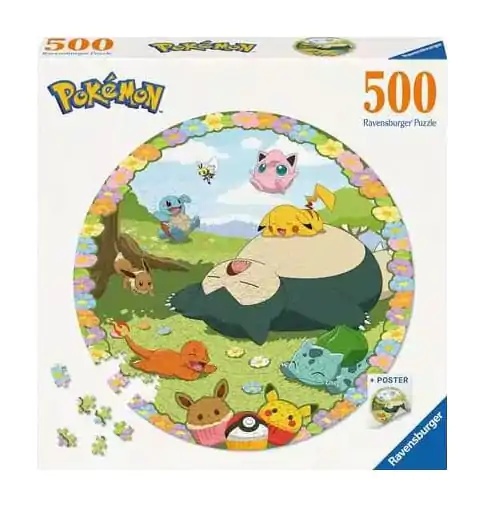 Pokémon kulaté puzzle Flowery Pokémon (500 dílků) fotografii produktu