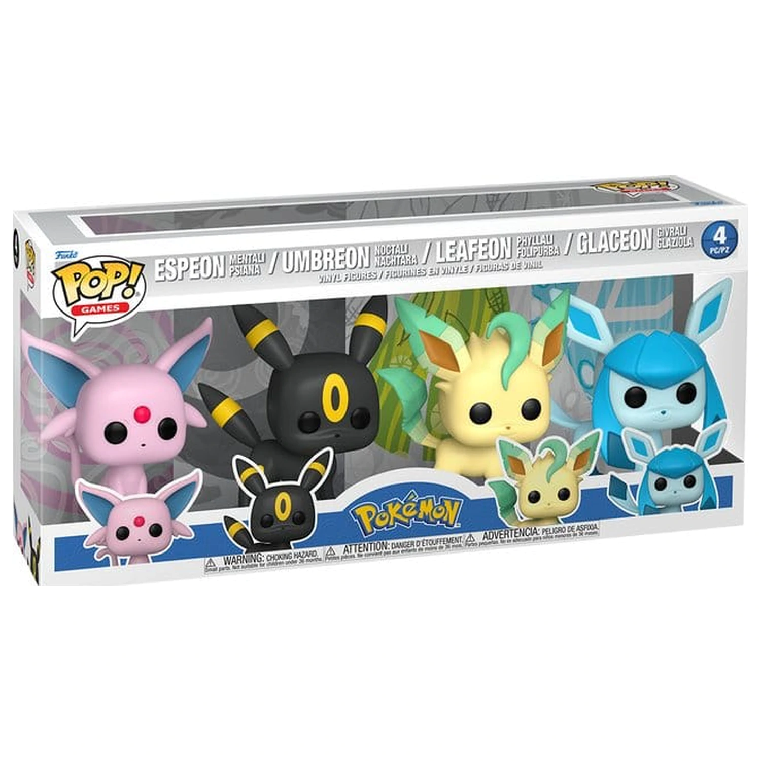 Pokemon Funko POP! Vinylová sada 4 figurek Eeveelutions #2 Bundle 9 cm fotografii produktu