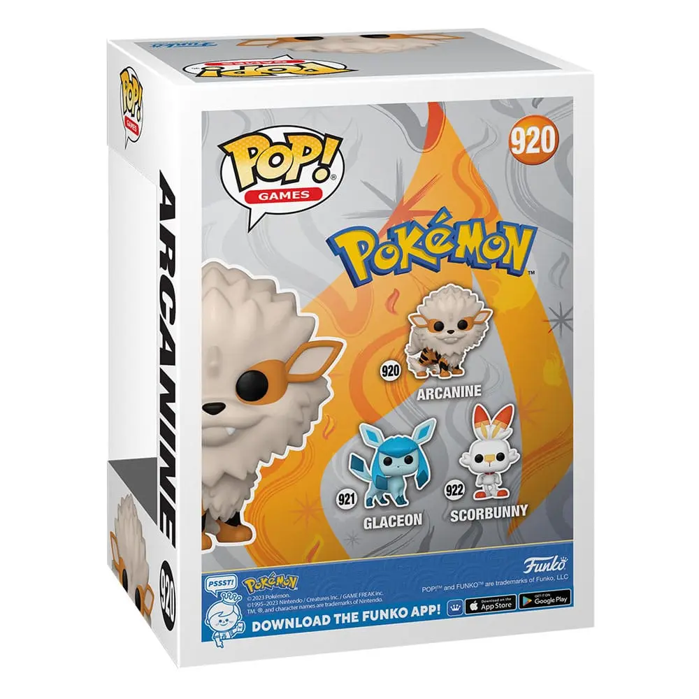 Pokemon POP! Games vinylová figurka Arcanine (EMEA) 9 cm fotografii produktu