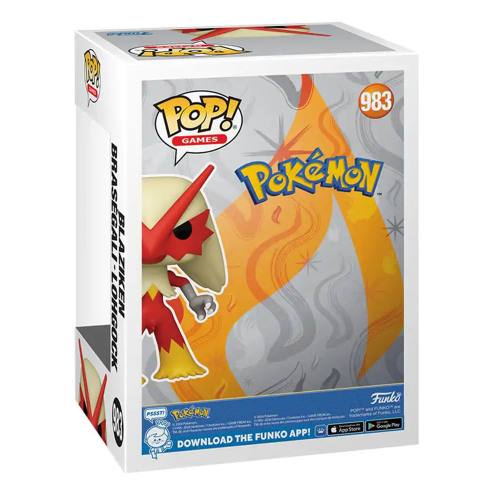 Pokemon Funko POP! Games vinylová figurka Blaziken(EMEA) 9 cm fotografii produktu