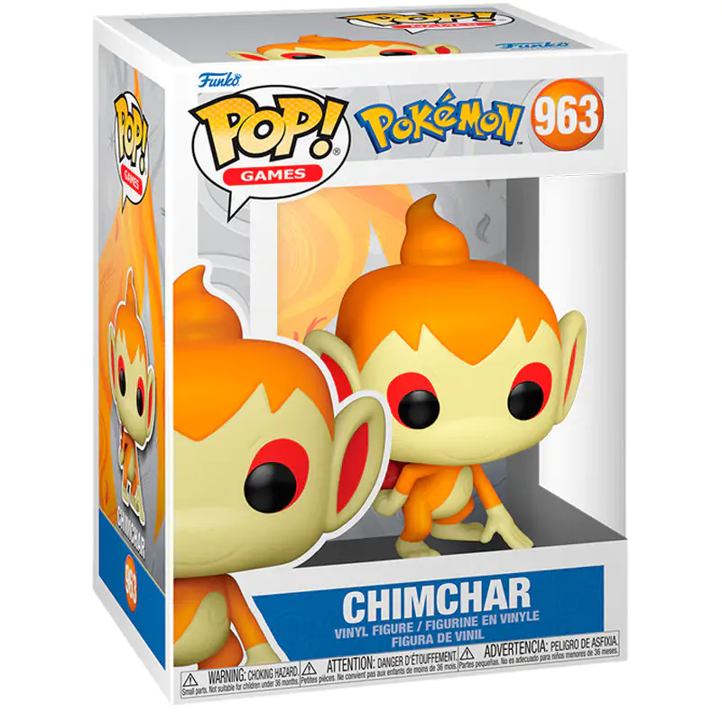 Pokemon Funko POP! Games Vinylová figurka Chimchar (EMEA) 9 cm fotografii produktu