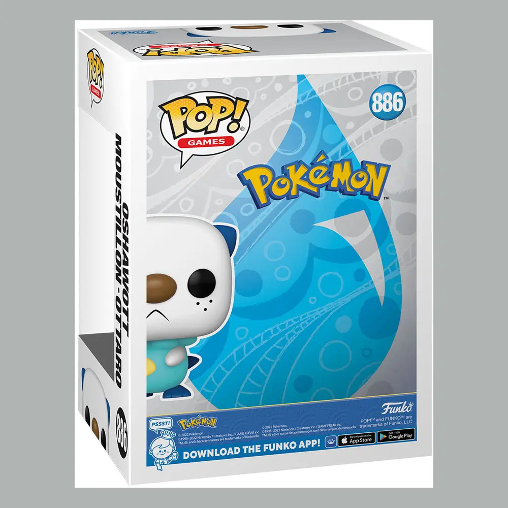 Pokemon POP! Games Vinylová figurka Oshawott (EMEA) 9 cm fotografii produktu