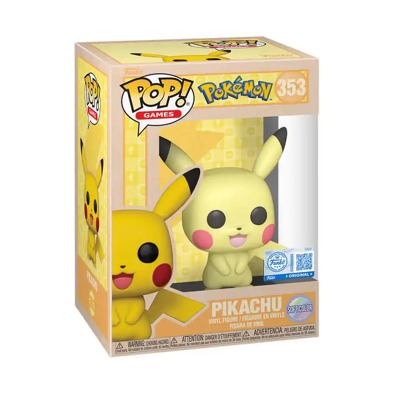 Pokémon Funko POP! Hry vinylová figurka Pikachu (SftClr) 9 cm fotografii produktu