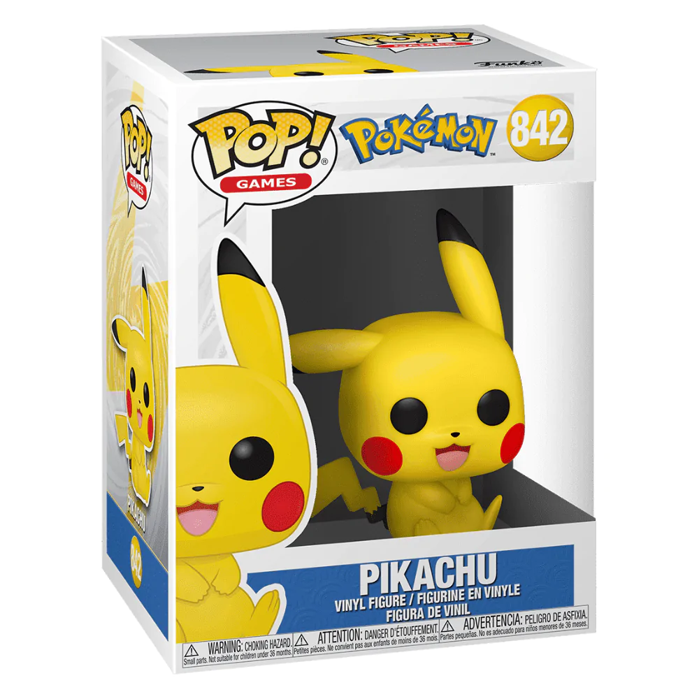 Pokémon Funko POP! Games vinylová figurka Pikachu sedící 9 cm fotografii produktu