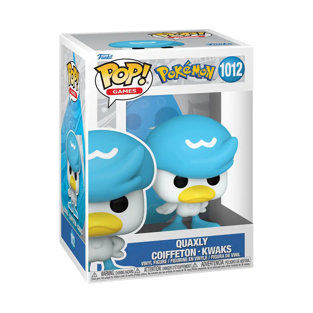 Pokemon Funko POP! Games vinylová figurka Quaxly(EMEA) 9 cm fotografii produktu