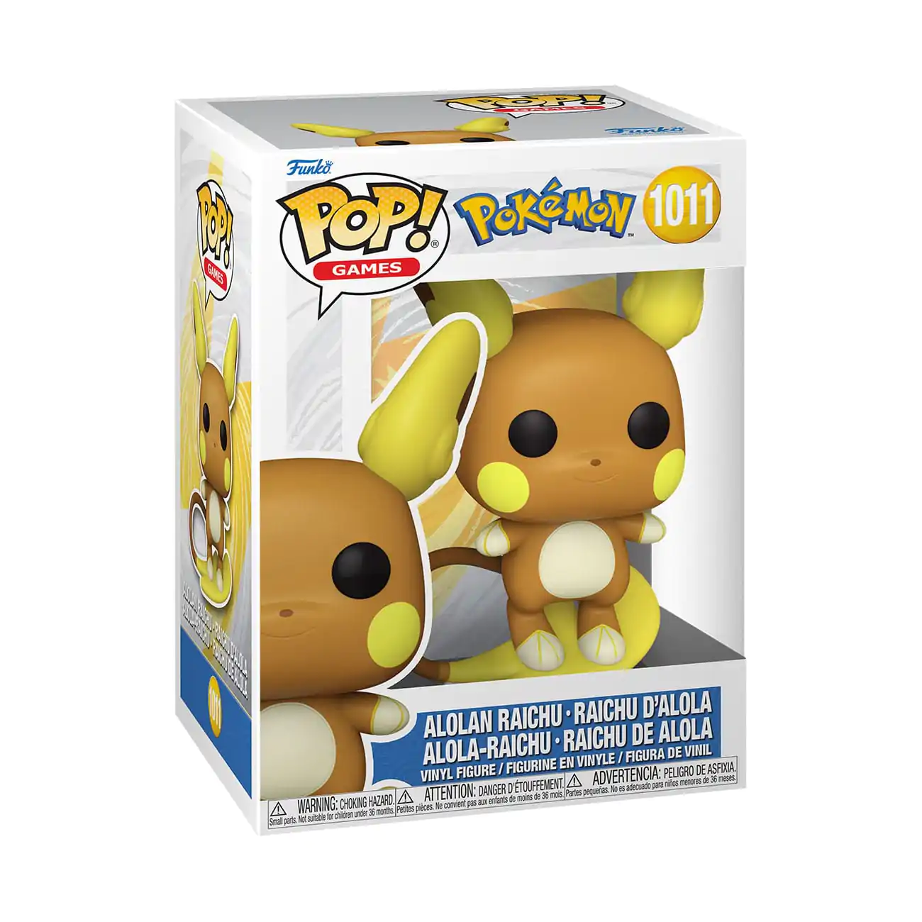 Pokemon Funko POP! Games vinylová figurka Raichu(Alolan)(EMEA) 9 cm fotografii produktu