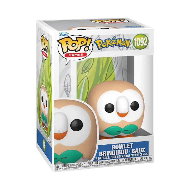 Pokemon Funko POP! Hry vinylová figurka Rowlet 9 cm fotografii produktu