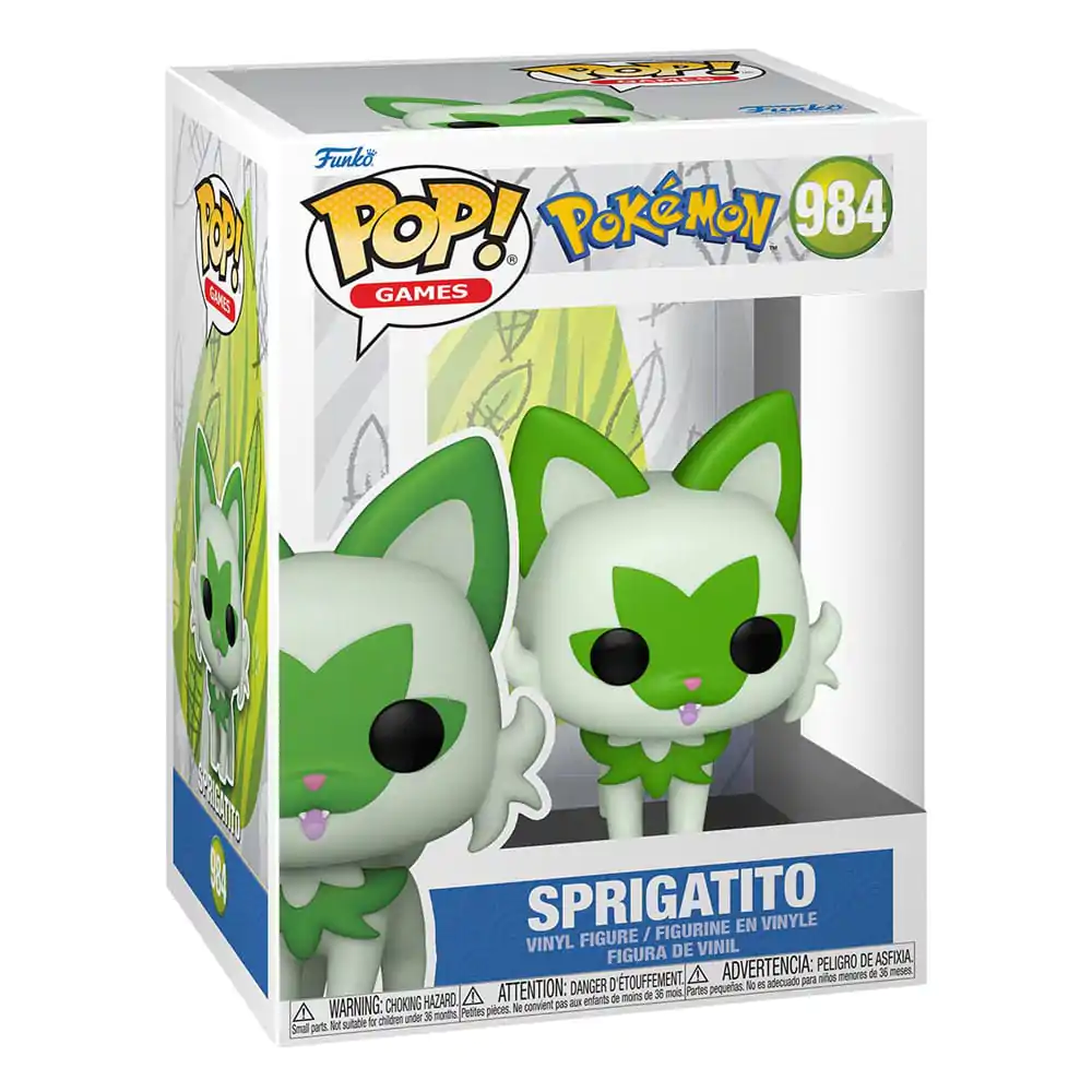 Pokemon Funko POP! Games vinylová figurka Sprigatito(EMEA) 9 cm fotografii produktu