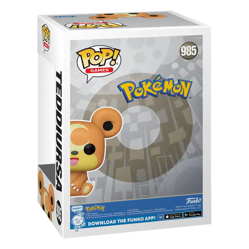 Pokemon Funko POP! Games Vinylová figurka Teddiursa(EMEA) 9 cm fotografii produktu