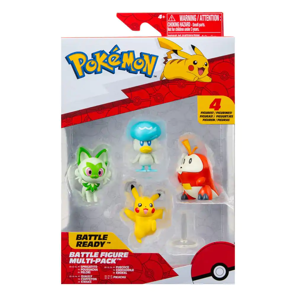 Pokémon Gen IX Sada figurek do bitvy 4-Pack figurek fotografii produktu