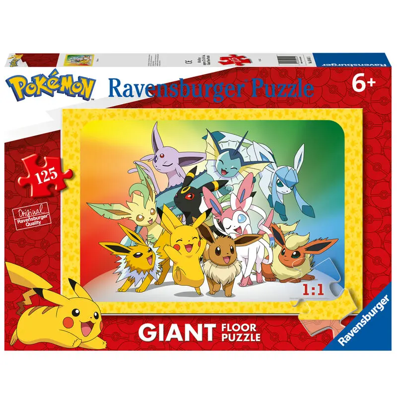 Pokemon Obří puzzle 125 kusů fotografii produktu