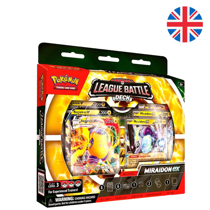 Pokemon League Battle Deck Miraidon Ex sběratelská karetní hra fotografii produktu