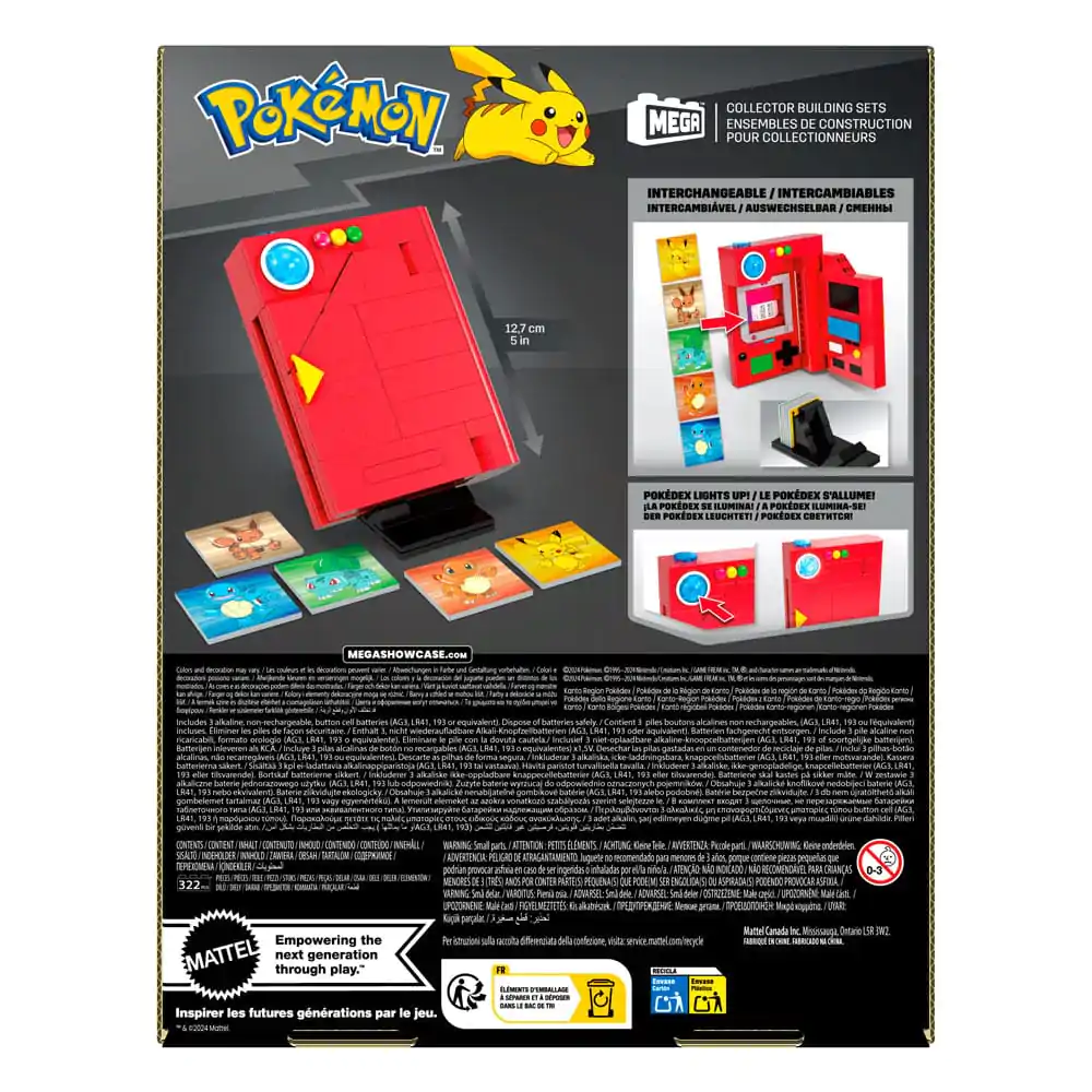 Pokémon MEGA stavebnice Kanto Region Pokédex fotografii produktu