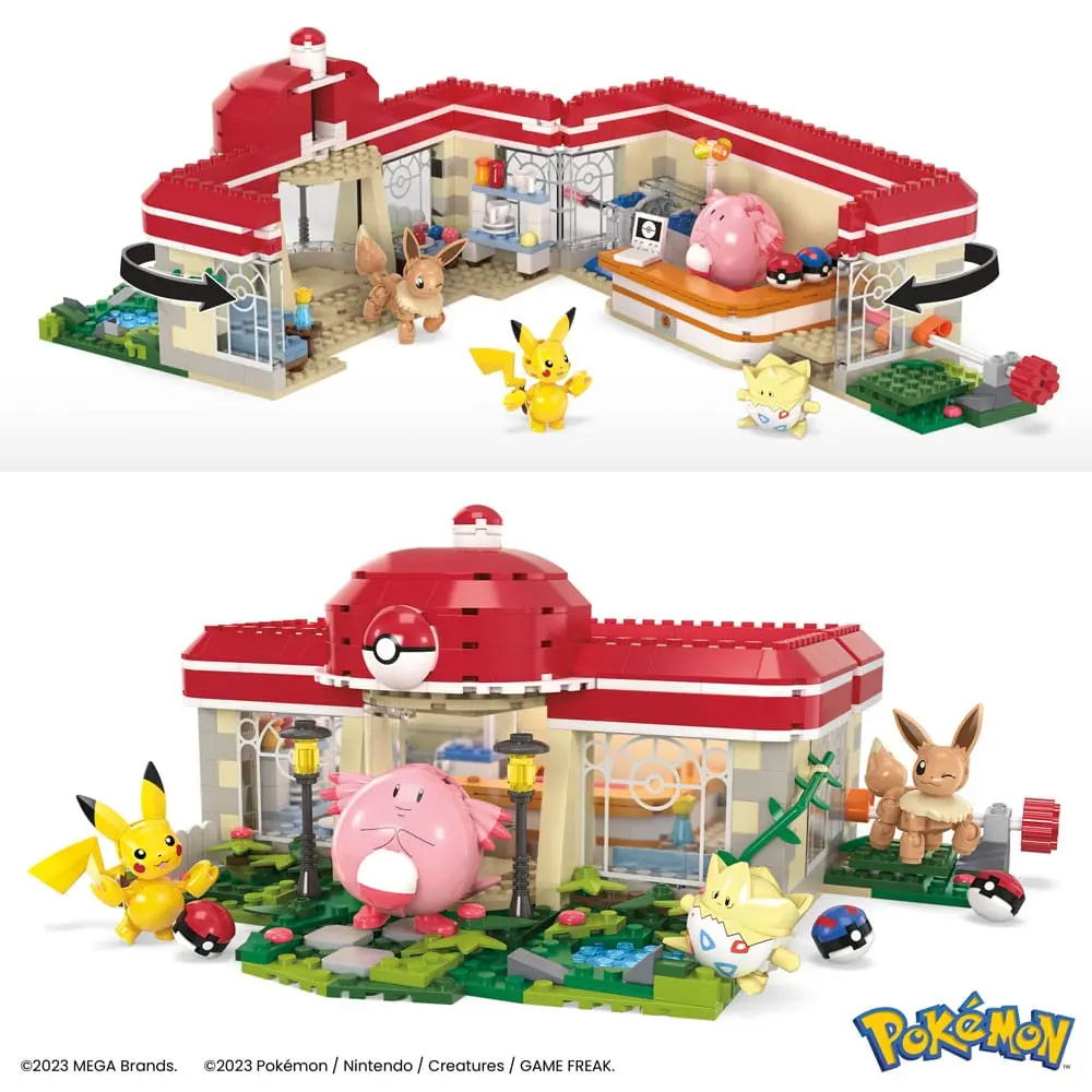 Pokémon Mega Construx Stavebnice Lesní Pokémon Centrum fotografii produktu