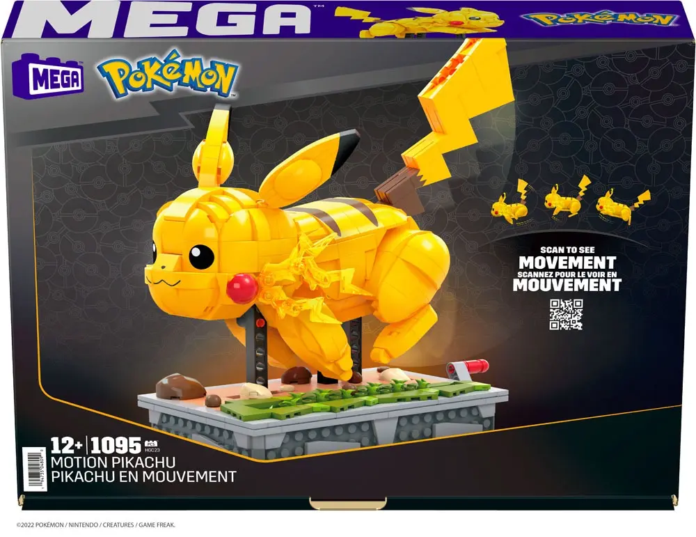 Pokémon Mega Construx stavebnice Motion Pikachu fotografii produktu