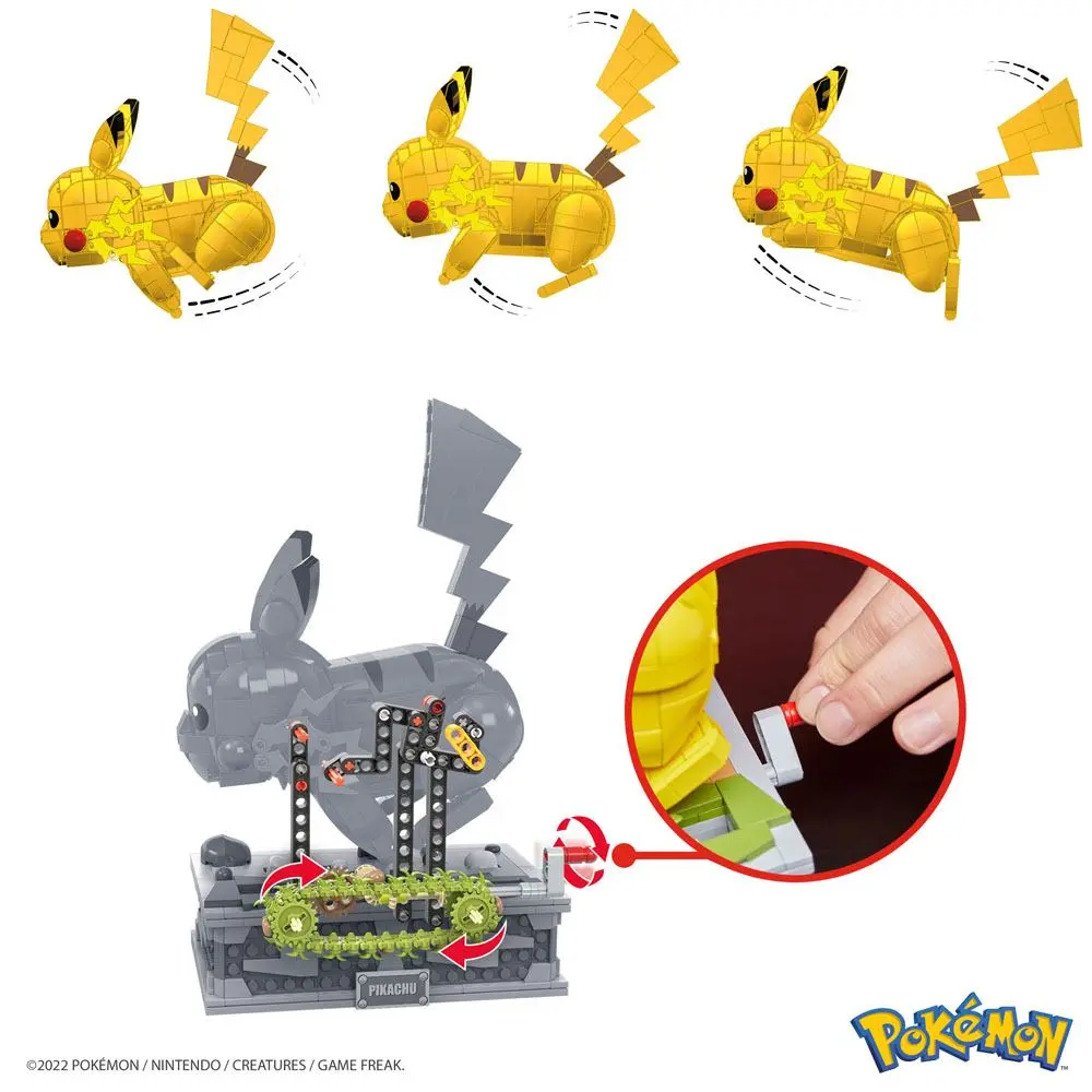 Pokémon Mega Construx stavebnice Motion Pikachu fotografii produktu