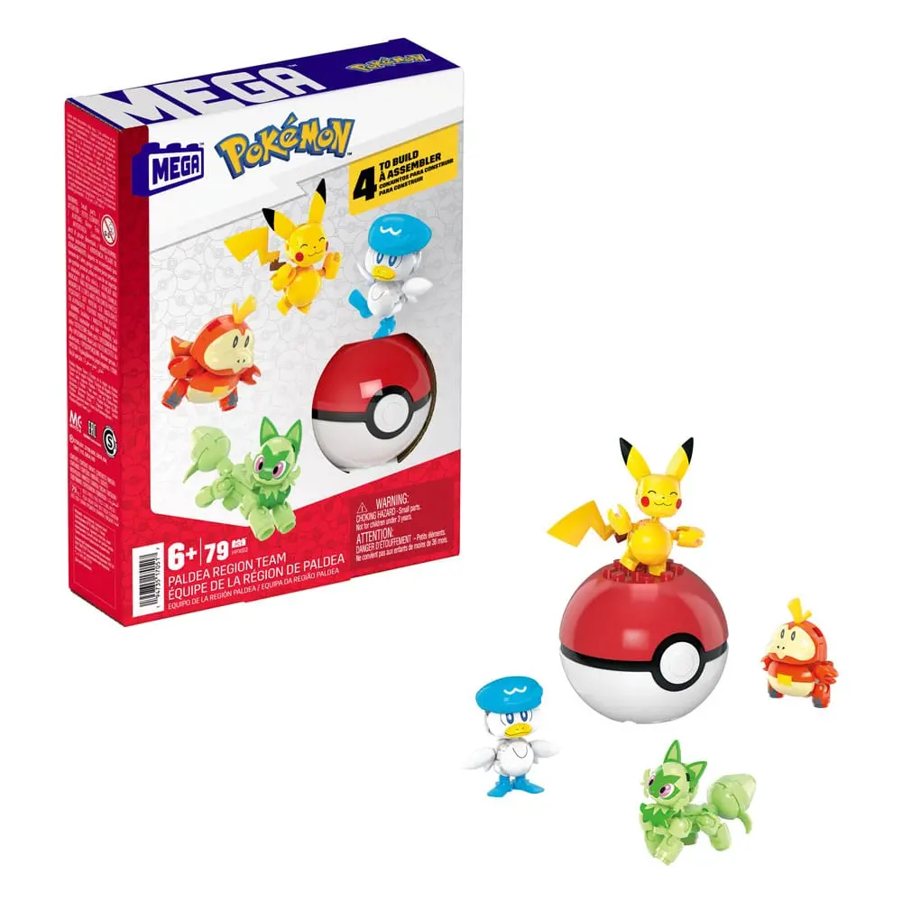 Pokémon Mega Construx stavebnice Paldea Region Team fotografii produktu