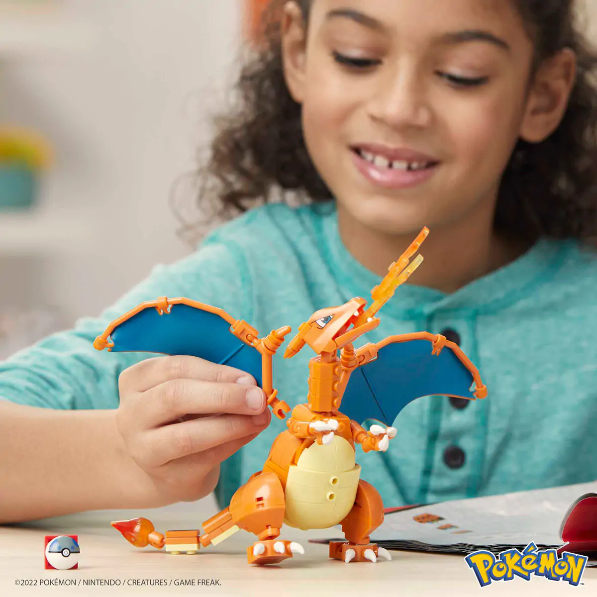 Pokémon Mega Construx Wonder Builders stavebnice Charizard 10 cm fotografii produktu