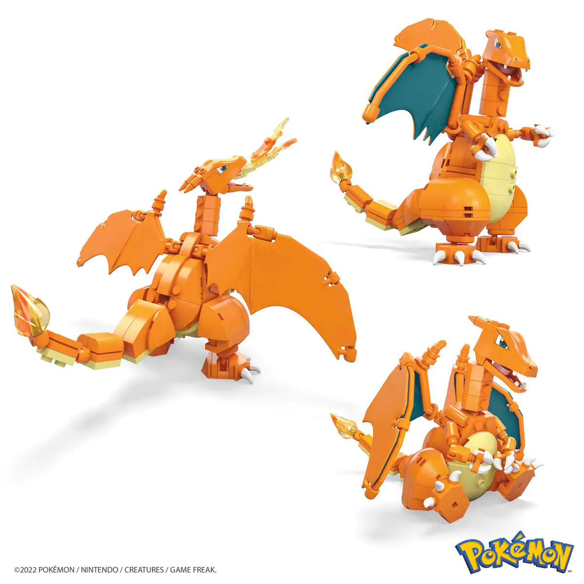 Pokémon Mega Construx Wonder Builders stavebnice Charizard 10 cm fotografii produktu