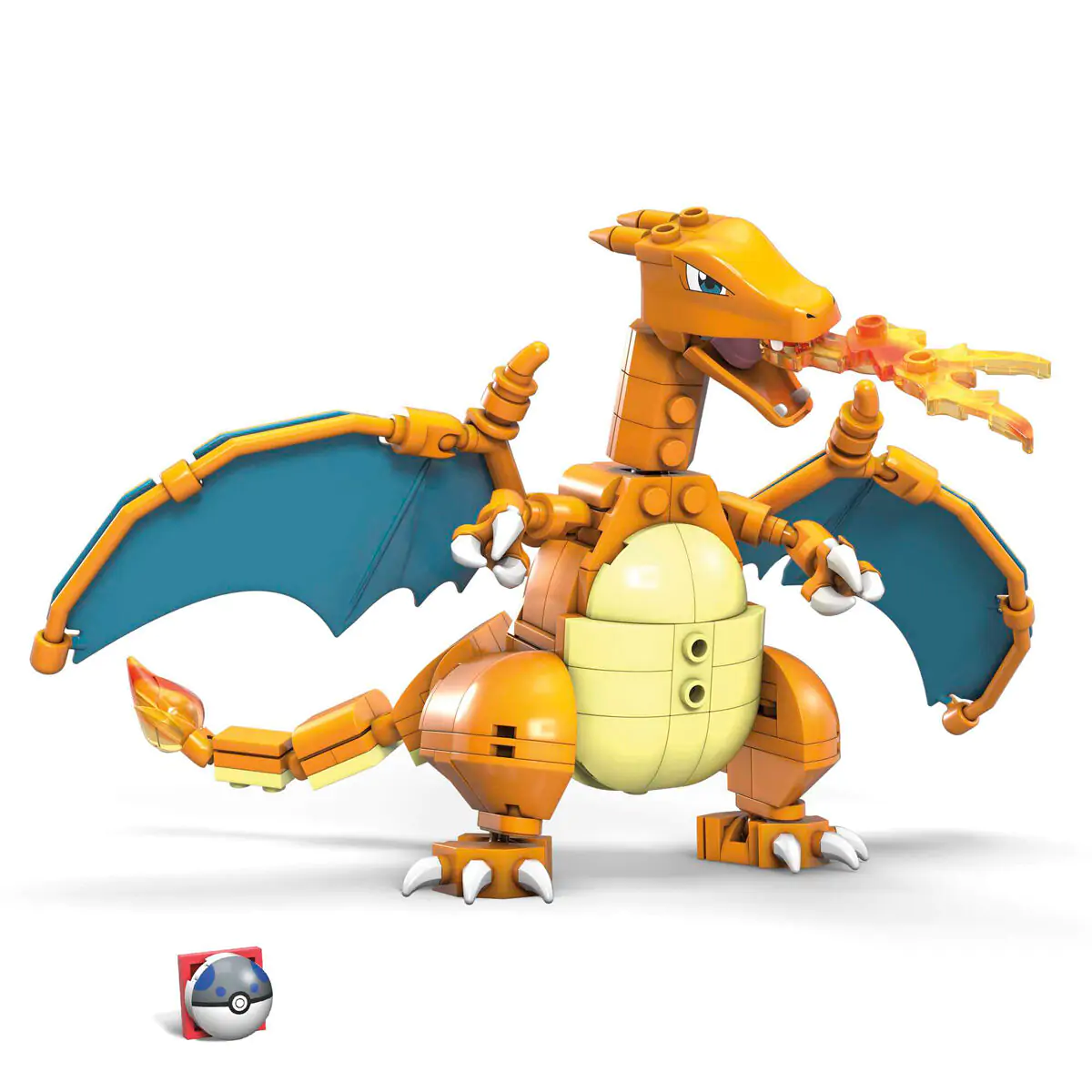 Pokémon Mega Construx Wonder Builders stavebnice Charizard 10 cm fotografii produktu