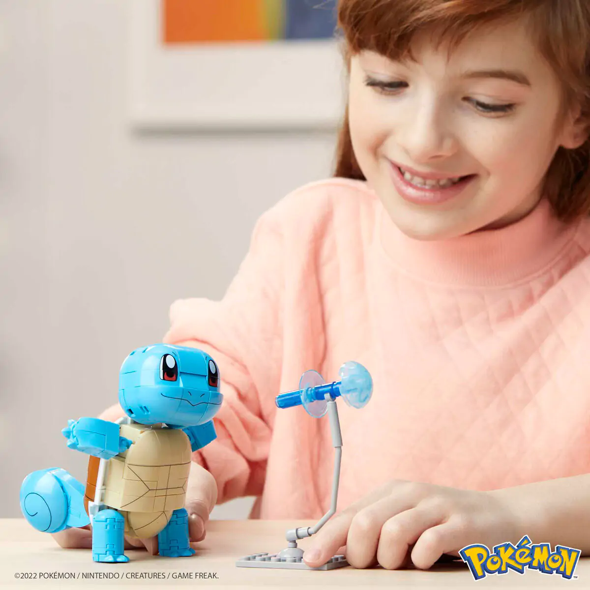 Pokémon Mega Construx Wonder Builders Stavebnice Squirtle 10 cm fotografii produktu