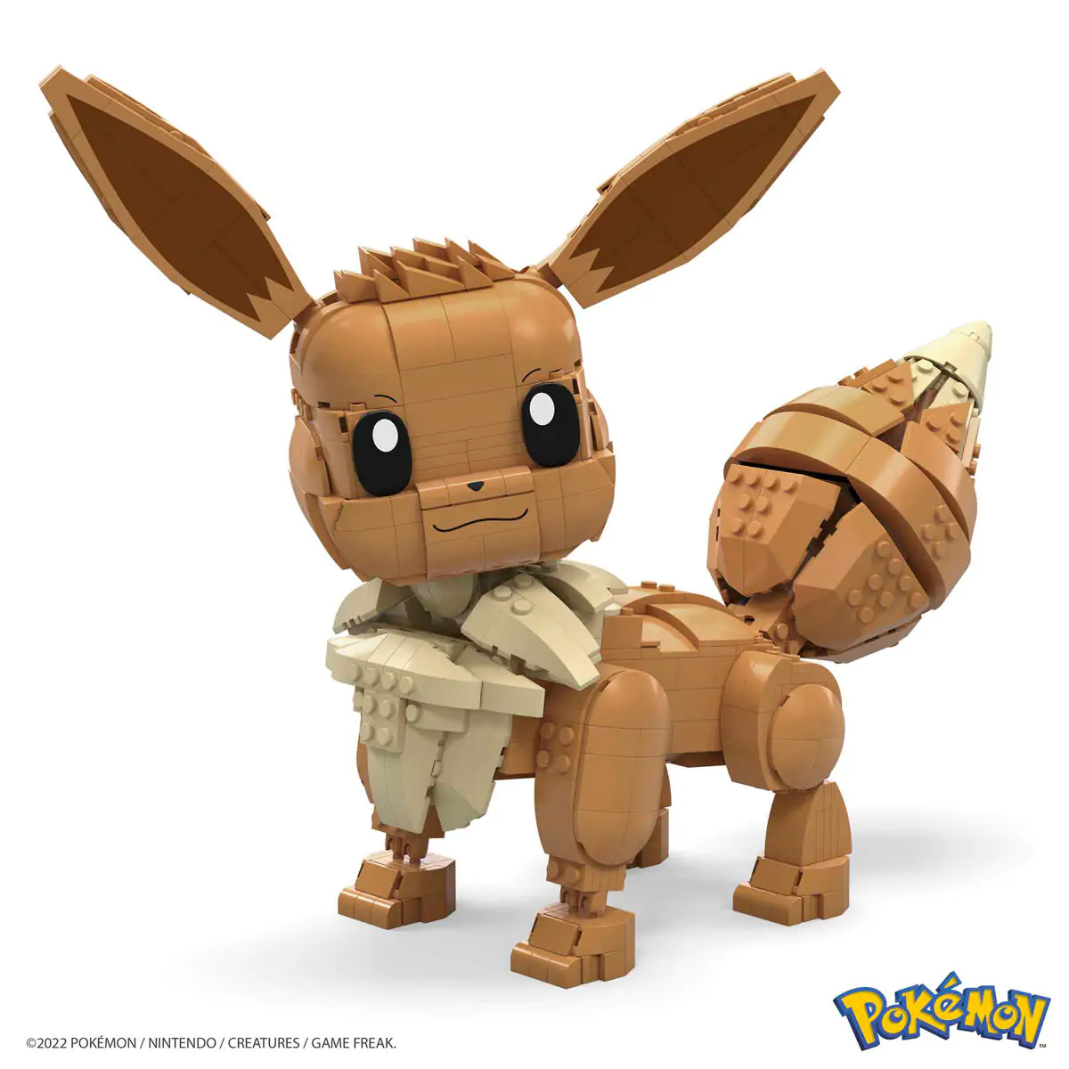 Pokémon Mega Construx Wonder Builders stavebnice Jumbo Eevee 29 cm fotografii produktu