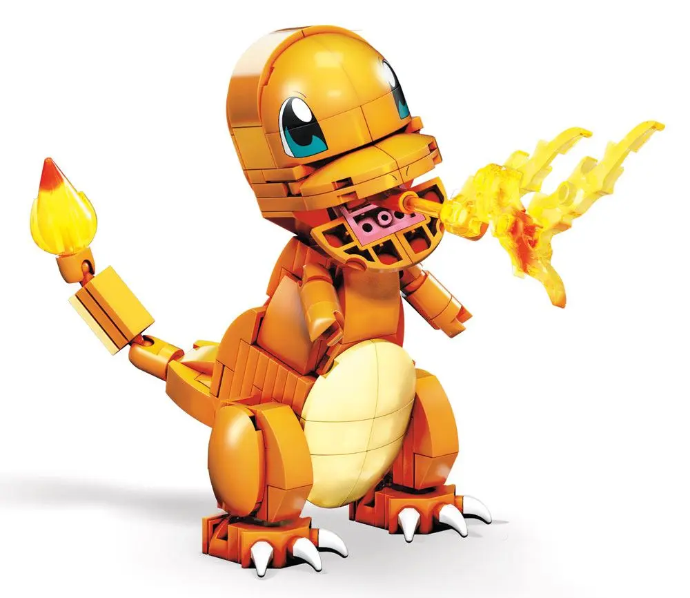 Pokémon Mega Construx Wonder Builders stavebnice Charmander 10 cm fotografii produktu