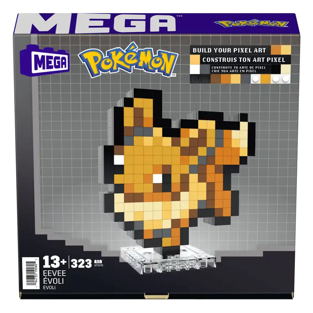 Pokémon MEGA stavebnice Eevee Pixel Art fotografii produktu