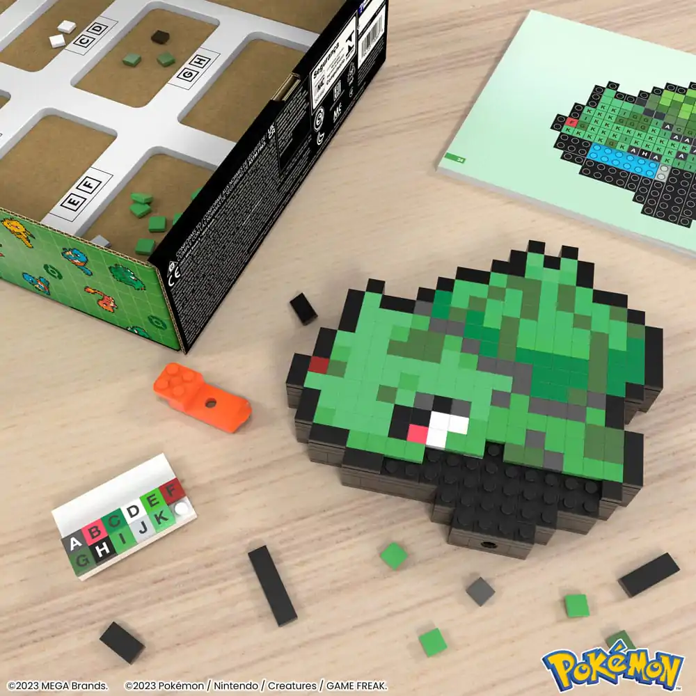 Pokémon MEGA Construction Set Bulbasaur Pixel Art stavebnice fotografii produktu