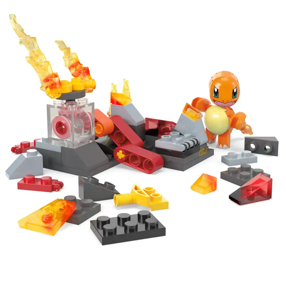 Pokémon MEGA Construction Set Charmander's Ohnivý Spin fotografii produktu