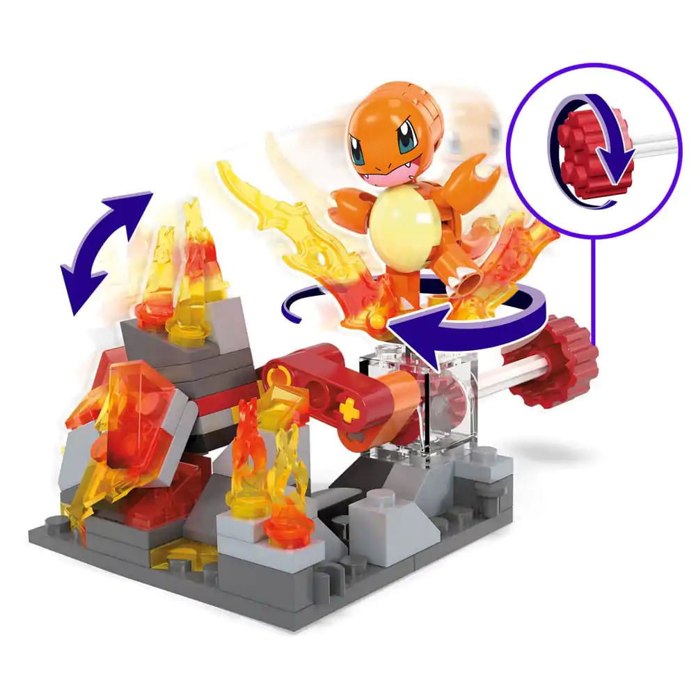 Pokémon MEGA Construction Set Charmander's Ohnivý Spin fotografii produktu