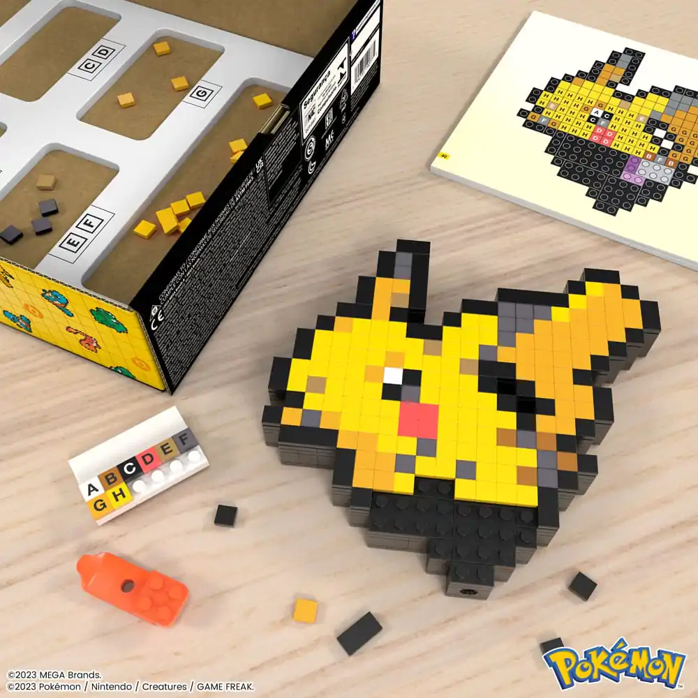 Pokémon MEGA Construction Set Pikachu Pixel Art - stavebnice fotografii produktu