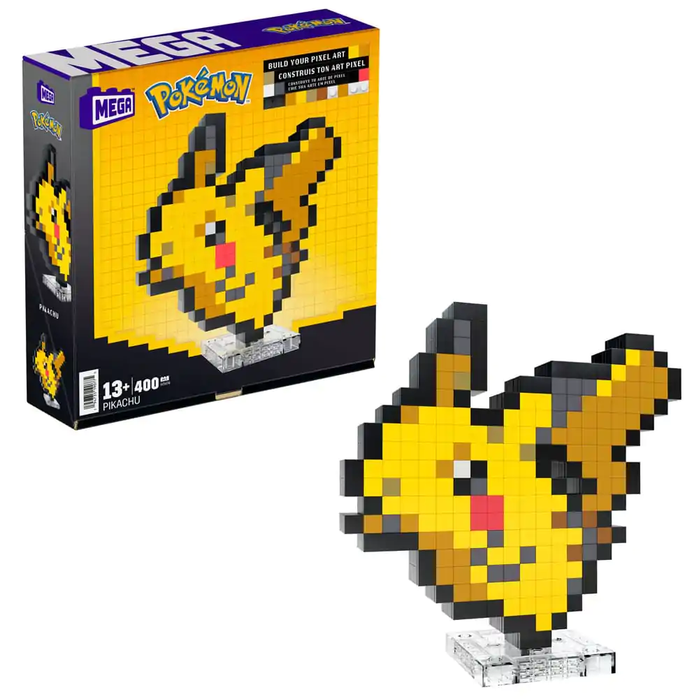 Pokémon MEGA Construction Set Pikachu Pixel Art - stavebnice fotografii produktu