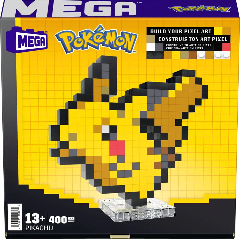 Pokémon MEGA Construction Set Pikachu Pixel Art - stavebnice fotografii produktu