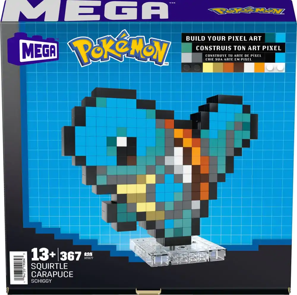 Pokémon MEGA Construction Set Squirtle Pixel Art stavebnice fotografii produktu